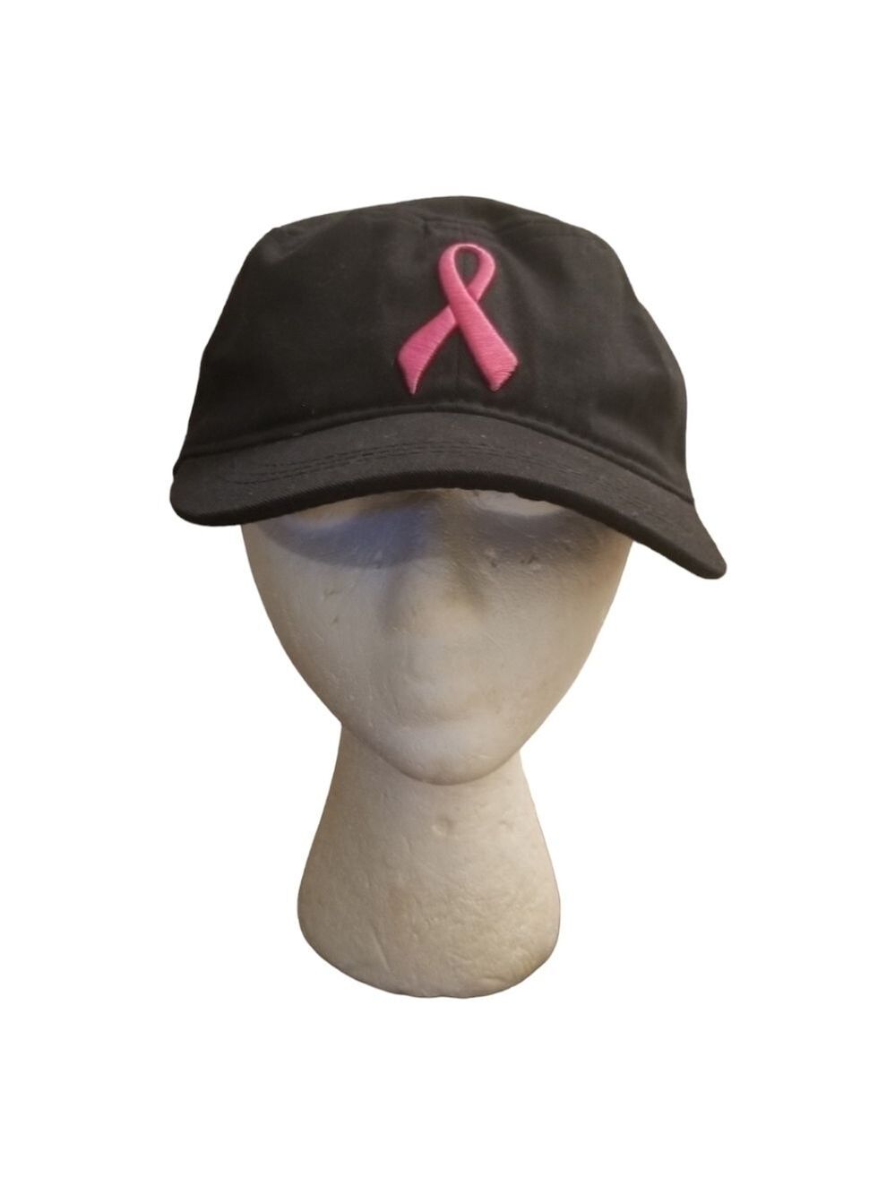 Ladies Support the Cure Black and Pink Hat